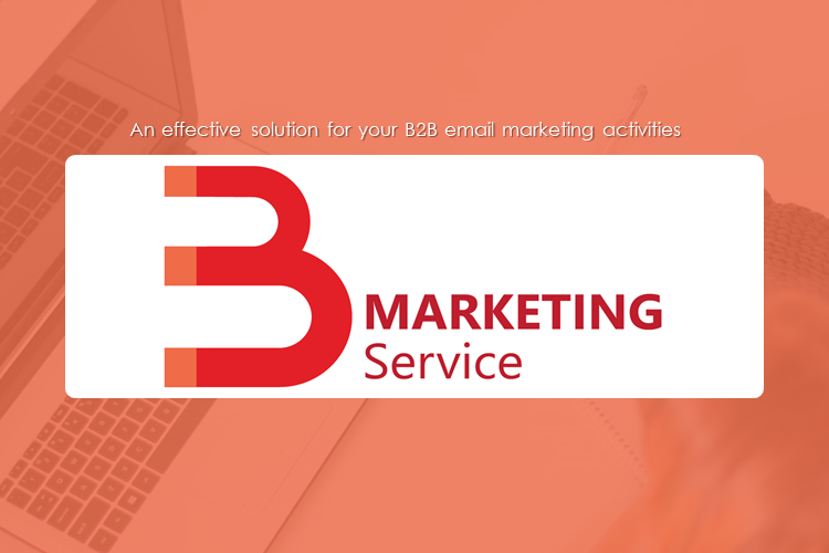 Email marketing platform 'B-marketing' banner